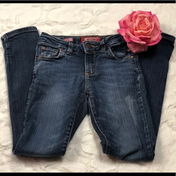 Arizona Skinny Distressed Jeans size 8 regular - Picture 2 of 9